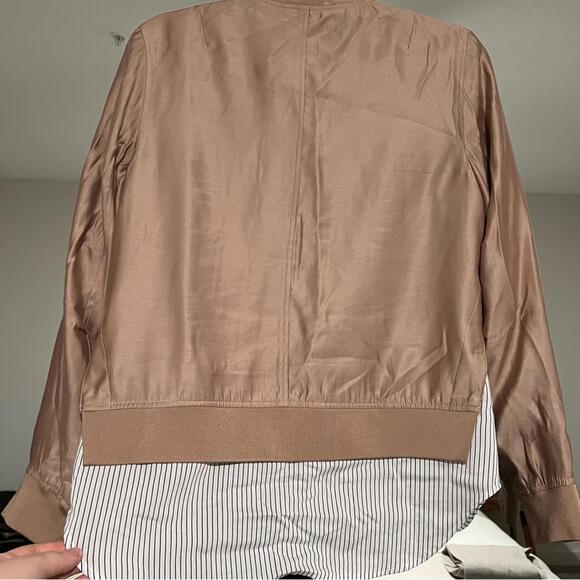 Trouve Bomber Zip Up Light Jacket - Picture 5 of 5